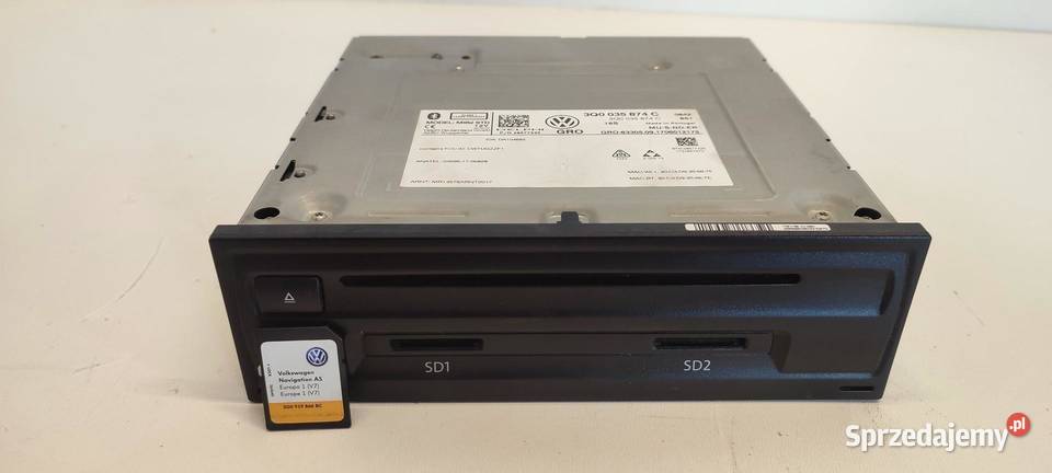 VW TIGUAN II CZYTNIK NAWIGACJI KARTA NAWIGACJI