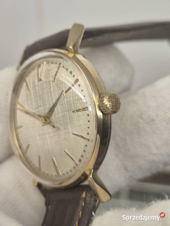 Zegarek vintage JUVENIA Linen Dial Cal 611 śląskie Chorzów
