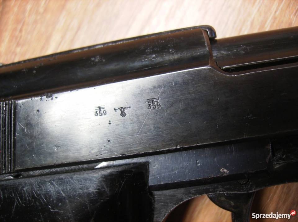 Pistolet Walther P38 ZellaMehlis BROŃ DEKO JM śląskie