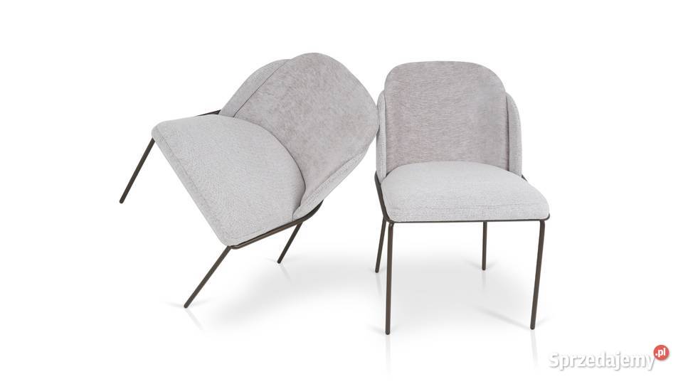 Krzesło Dorado w połączeniu dwóch tkanin