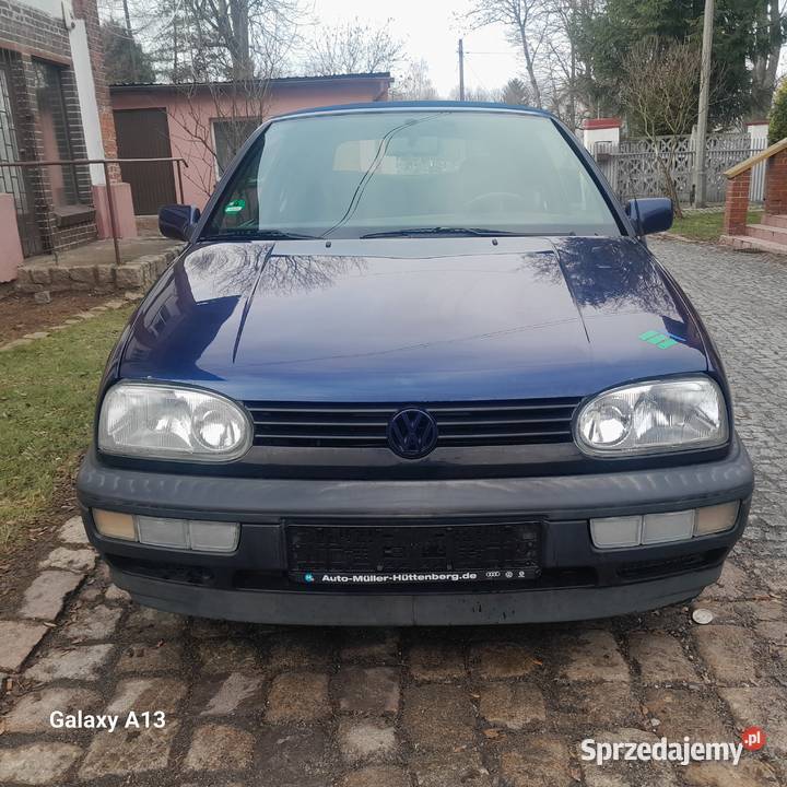 Volkswagen golf cabrio 18 benzyna 1994 dolnośląskie Kamienna Góra