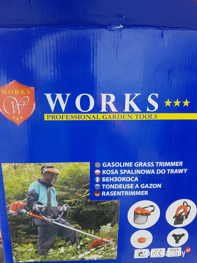 Kosa spalinowa WORKS silnik 4T CZTEROSUW wielkopolskie Głogowa