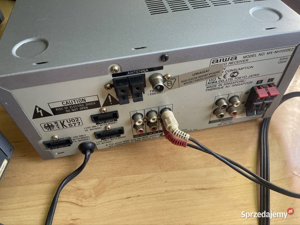 Aiwa XRH1000 to vintageowy kompaktowy system Wieże i miniwieże Grudziądz
