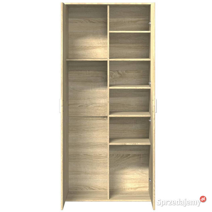 Wysoka szafka dąb sonoma 80x35x180 materiał Pozostałe mazowieckie Warszawa