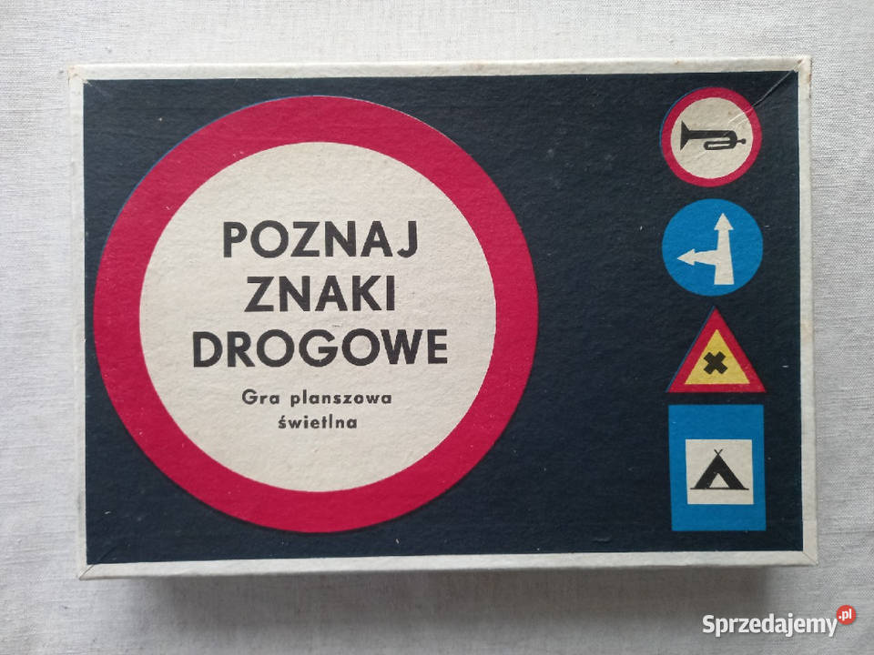 Gra planszowa świetlna Poznaj Znaki Drogowe z Tomaszów Lubelski