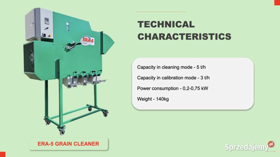 Czyszczalnia do zboża Wialnia do ziarna 3 th Warszawa