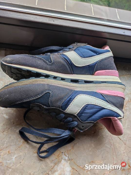 Damskie Buty Sportowe Expander Róż Granat