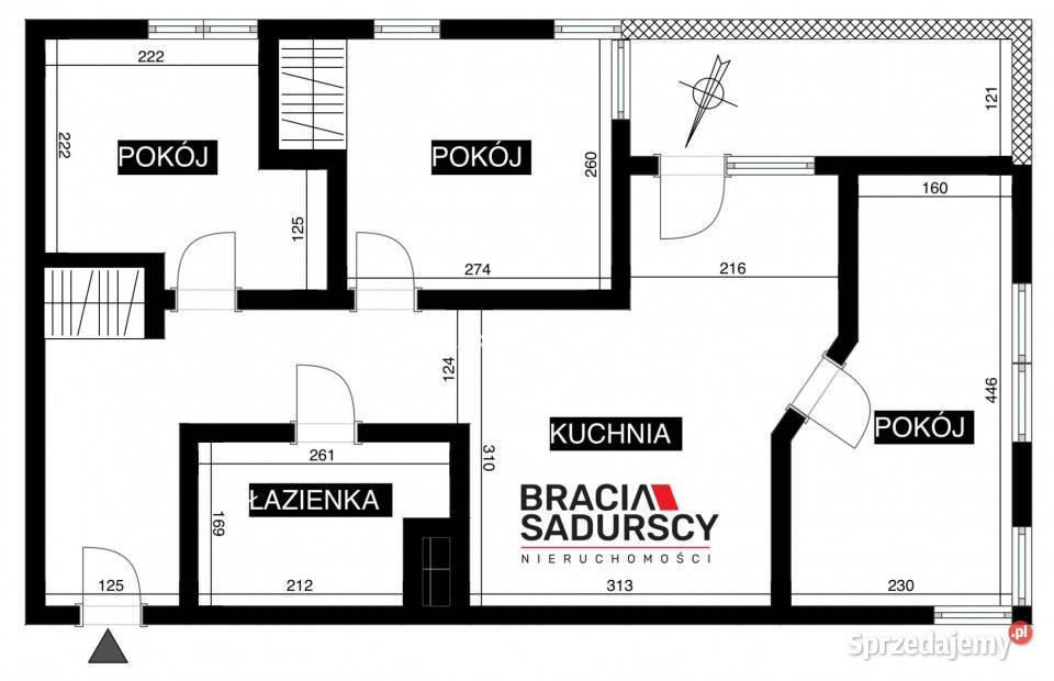 sprzedaży mieszkania 4968m2 3pokojowe Kraków al Rok budowy 2019