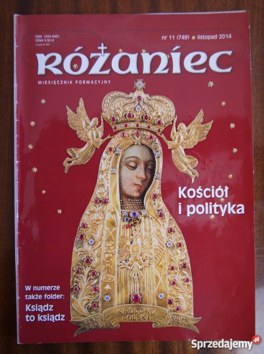 Różaniec miesięcznik formacyjny listopad 2014 Parczew sprzedam