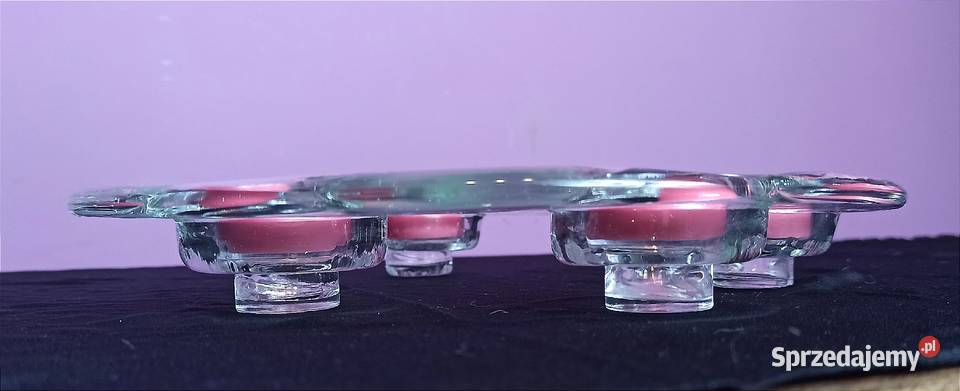 Finlandia szkło artystyczne MERI LASI świecznik Jasień sprzedam