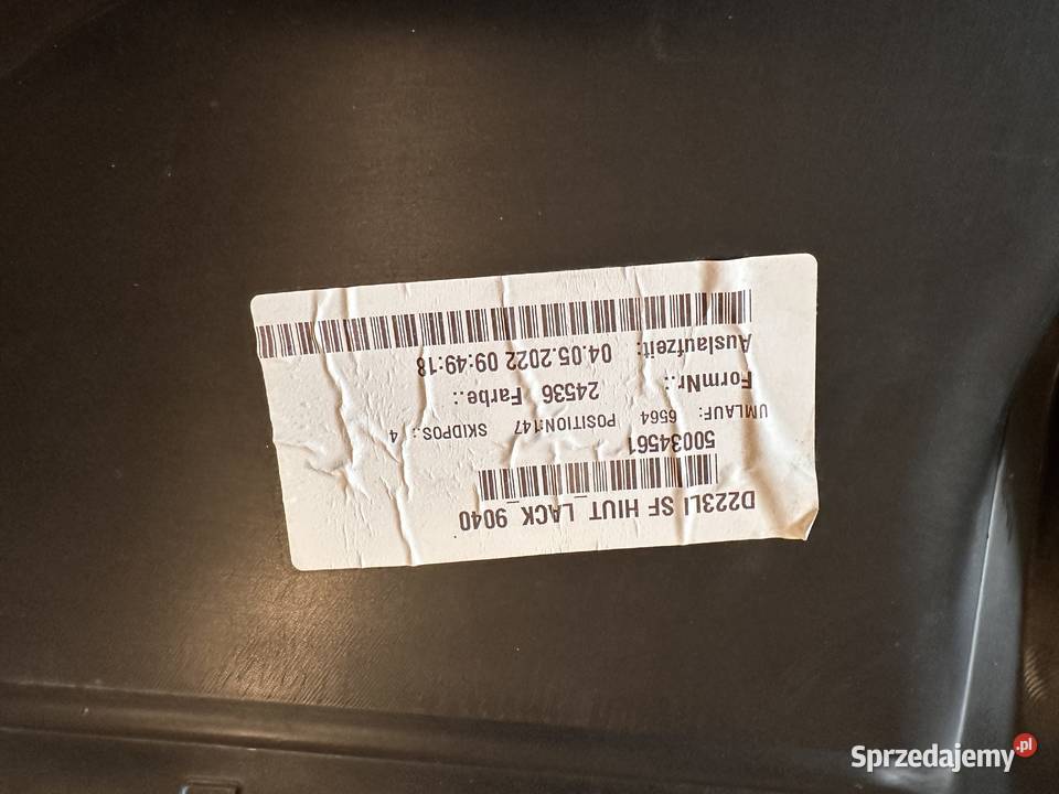 MercedesBenz W223 zderzak tył dokładka dolna Katowice sprzedam