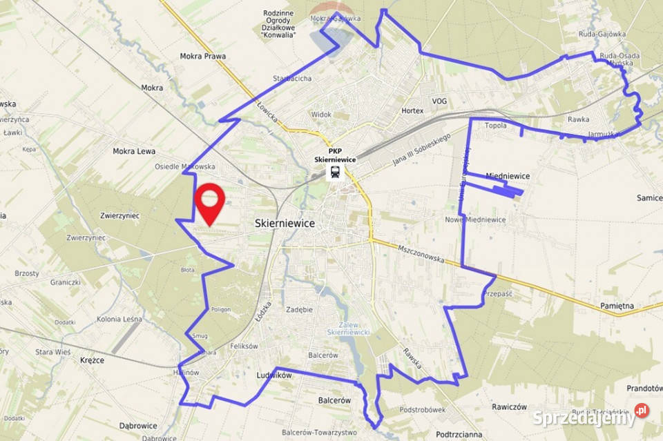 Kompleks 7 działek pod zabudowę jednorodzinną budowlana Skierniewice