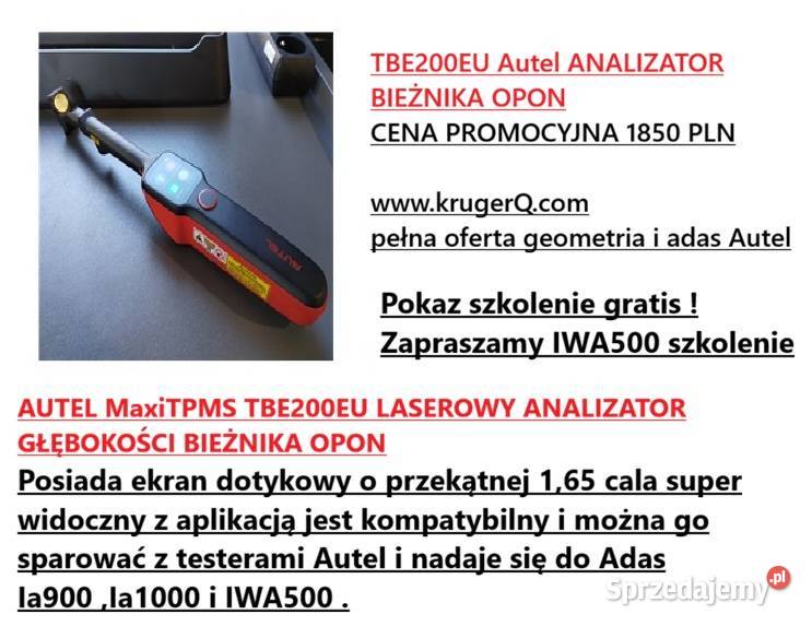 Autel MaxiTPMS TBE200EU laserowy analizator Bielsko-Biała