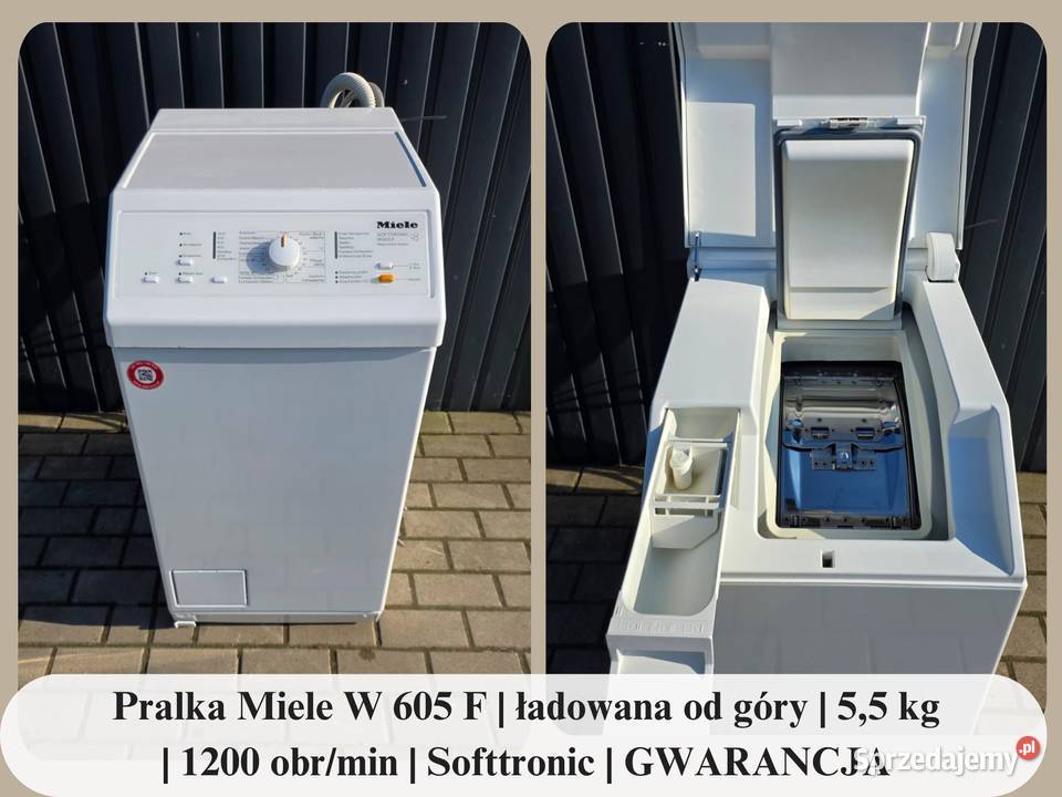 Pralka Miele W 605 F ładowana góry 55 1200 dolnośląskie Wrocław