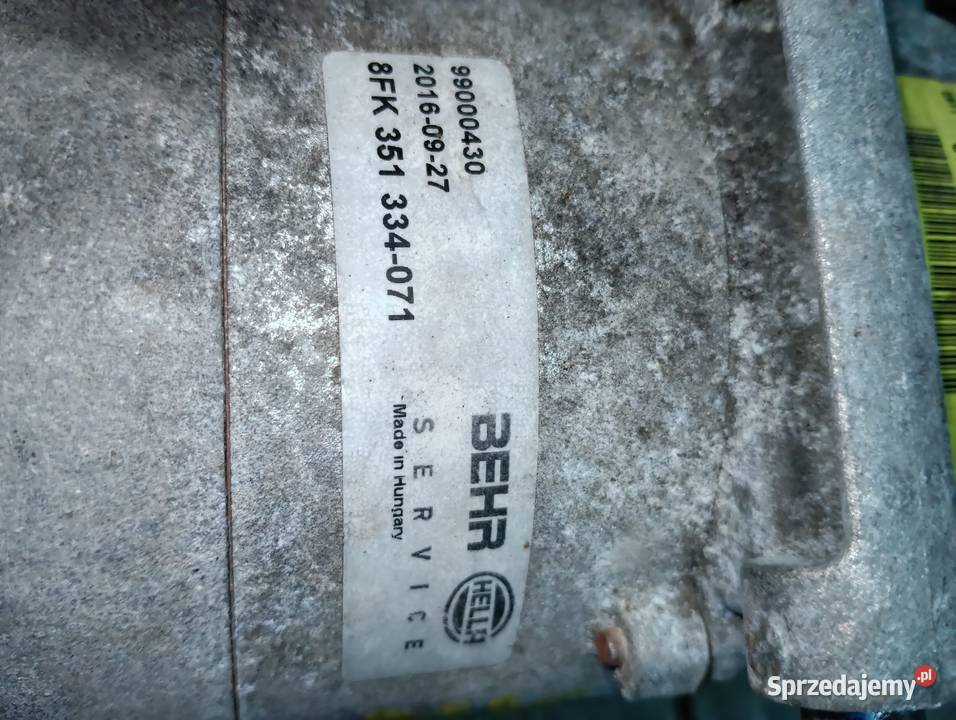 Kompresor klimatyzacji Ford Mondeo Mk 4 20 16v lubelskie Tomaszów Lubelski