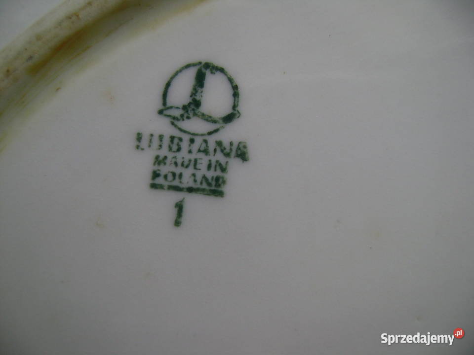 Starocie z PRL Porcelana Lubjana Zestaw 4 Gdynia