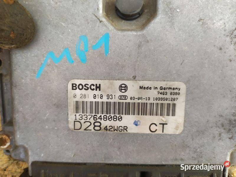 STEROWNIK SILNIKA KOMPUTER FIAT DUCATO II 28