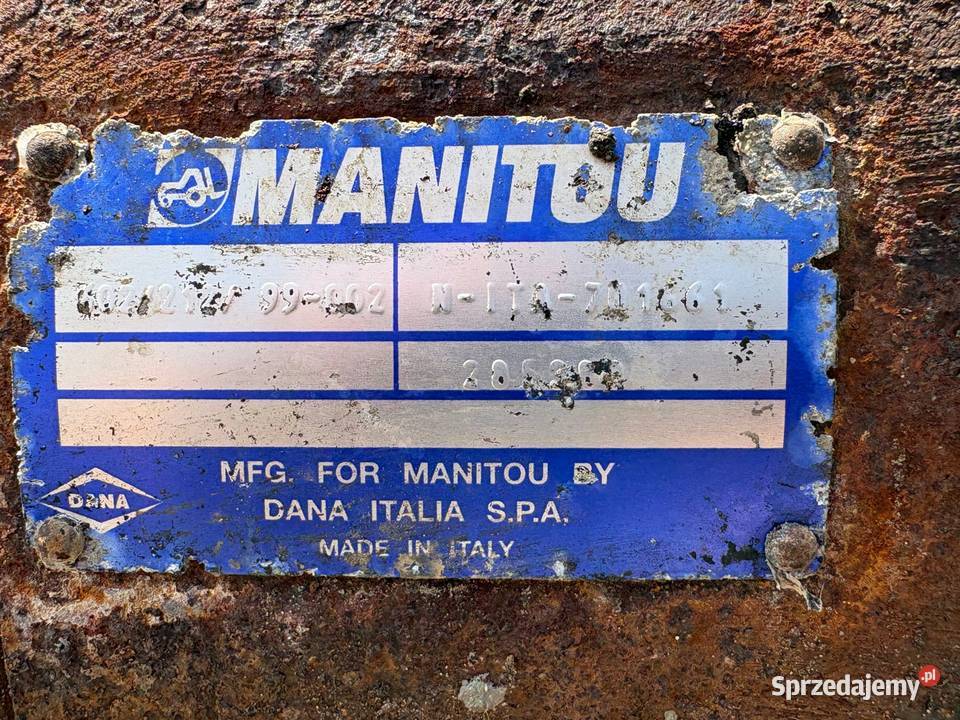 Most Przedni Manitou MLT 627 Dana Italia Opole Lubelskie