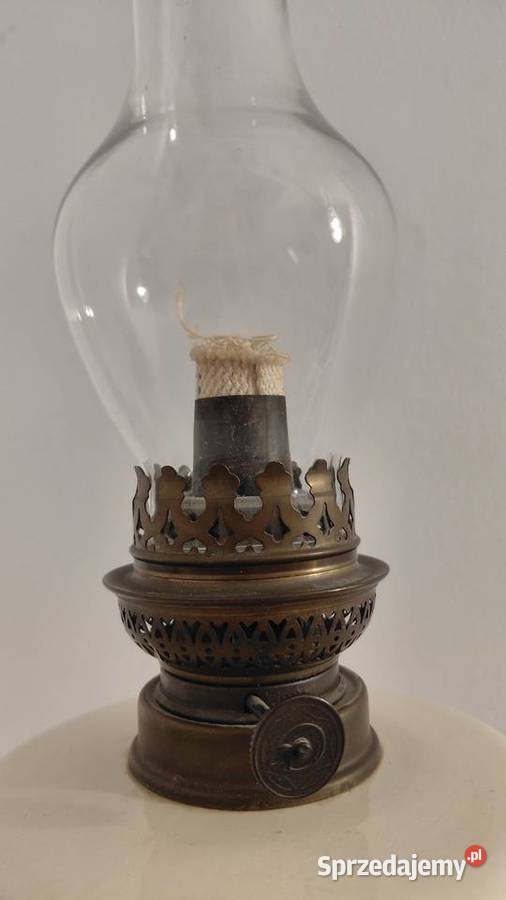 Lampa naftowa porcelana Krzykawa