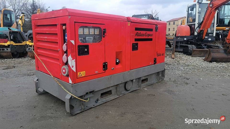 Agregat prądotwórczy ATLAS COPCO QAS 40 12r Sułów