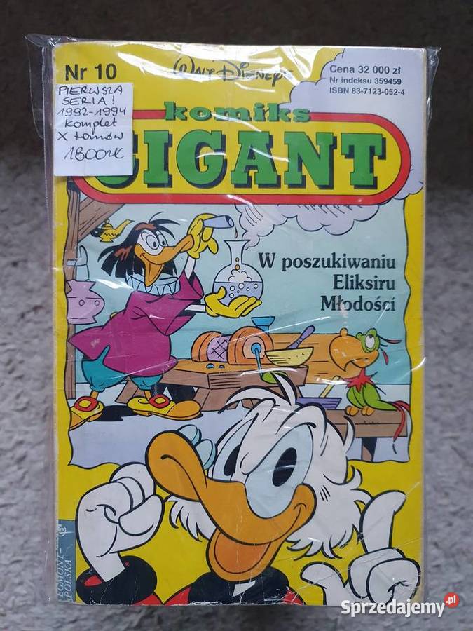 Komiks Gigant pierwsza seria 19921994 10 tomów Gdynia sprzedam