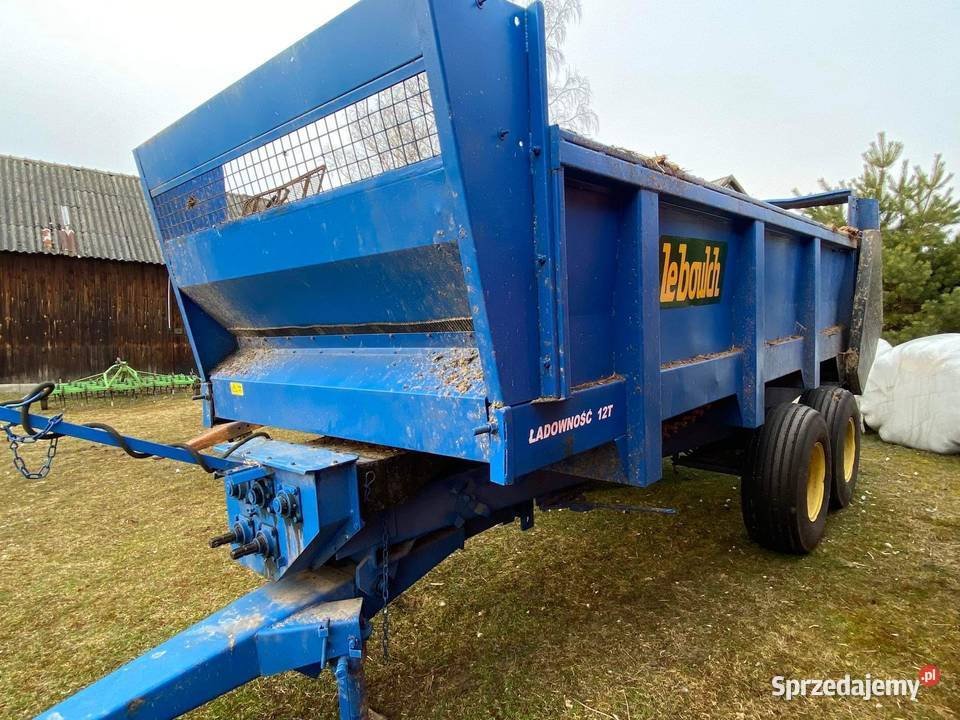 Rozrzutnik obornika LeBoulch 12 ton Rozrzutniki obornika Imielno
