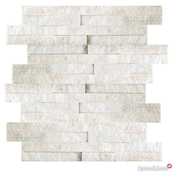 Panele ścienne 10x36 kwarcyt White Stackstone Materiały budowlane Lublin