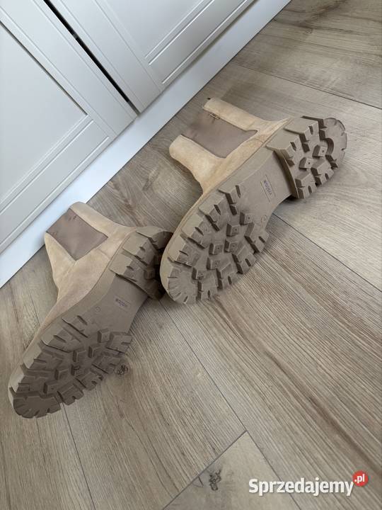 Beżowe botki Wojas 26.1cm Milówka sprzedam