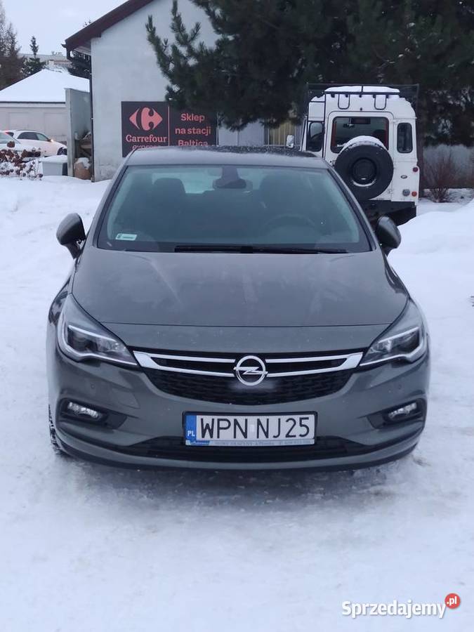 Opel Astra K 14 74 kW 100 benzyna rocznik 2016 z Płońsk