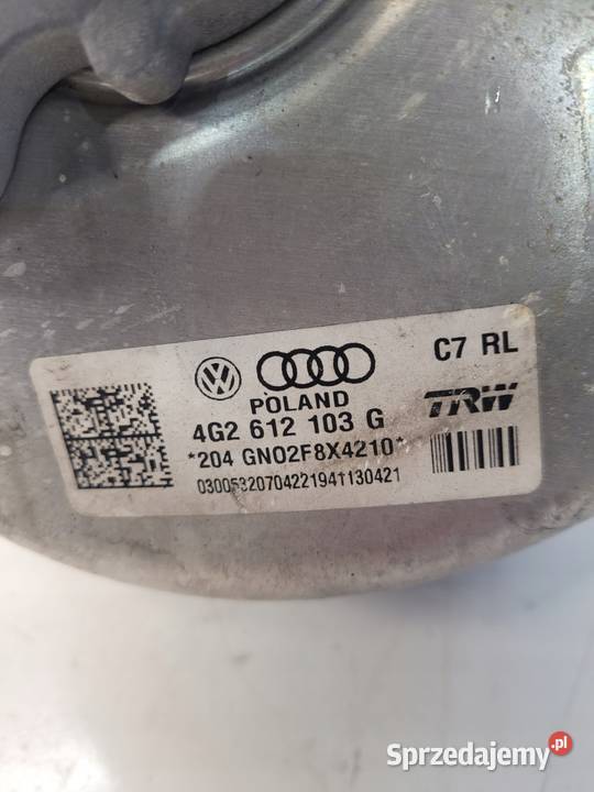 SERWO POMPA HAMULCOWA AUDI A6 C7 A7 4G2612103G Wspomaganie hamulca Przystajń