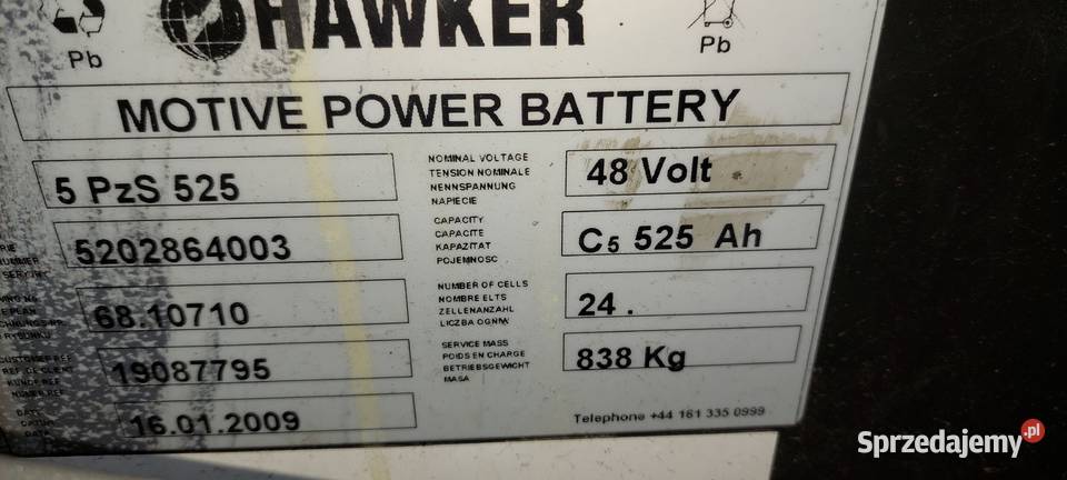 Wózek widłowy elektryczny 48V BT Toyota śląskie