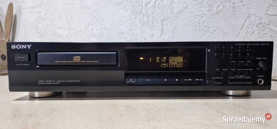 Sony odtwarzacz kompakt CD player CDP 315 CDP315 Międzychód