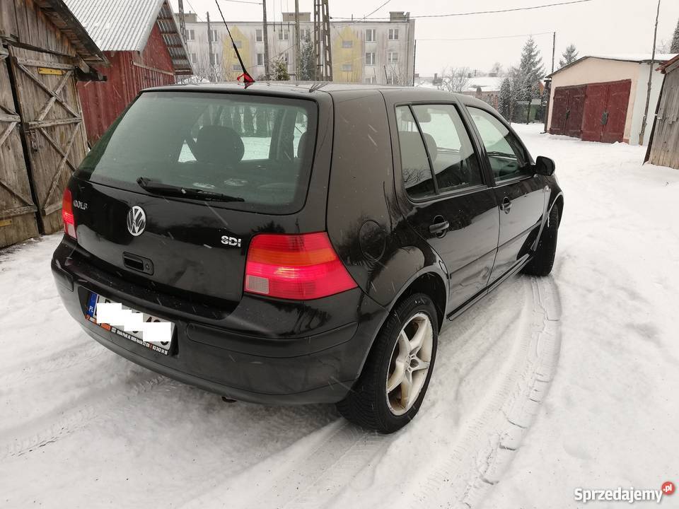 VW Golf 4 19SDI 2000r Czarny Bezwypadkowy Dubeczno