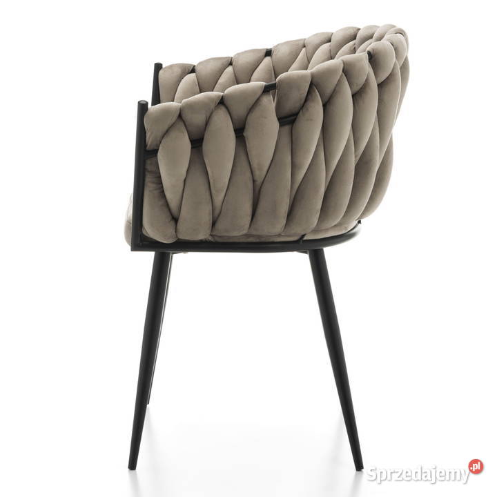 Ceimnobeżowe Krzesło Latina Wysyłka 24H Dostawa 60cm Tarchały Małe sprzedam