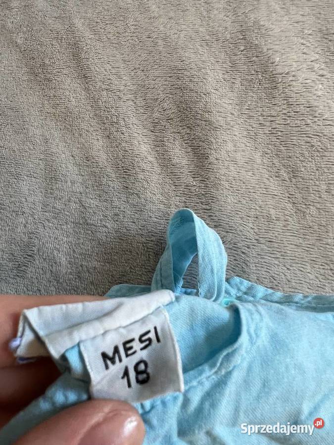 Kombinezon ogrodniczki dziecięce niebieskie niebieski