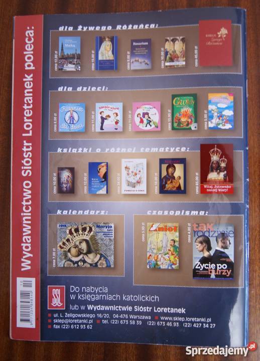 Różaniec miesięcznik formacyjny październik 2014 Parczew