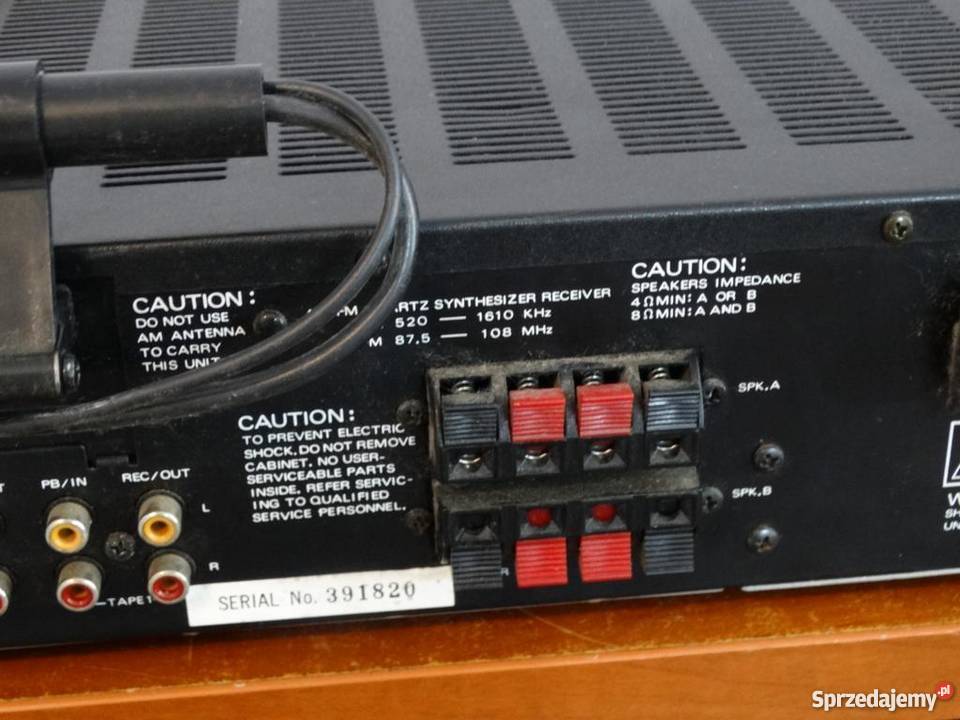 Amplituner Renkforce HVR1051 Vintage WYSYŁKA Jasło