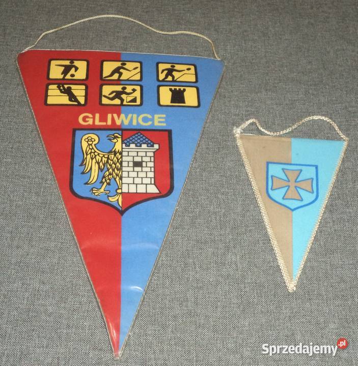 ZTS Łabędy Gliwice ZKS Stal Rzeszów proporczyk śląskie Piekary Śląskie