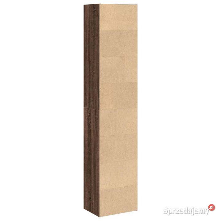 Regał na książki brązowy dąb 40x30x189 WM857891 Warszawa