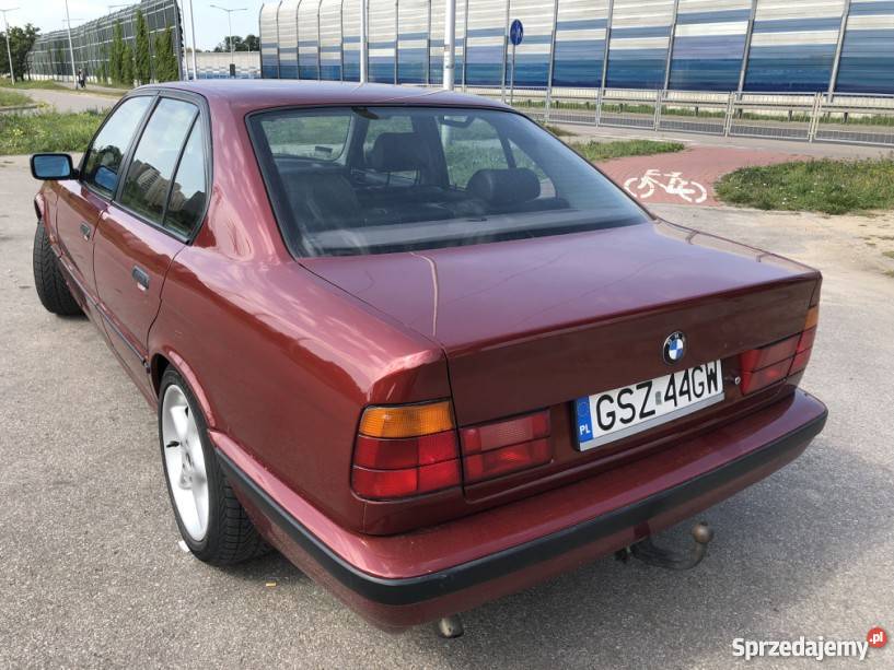 BMW E34 525 TD Nightfire Red Warszawa