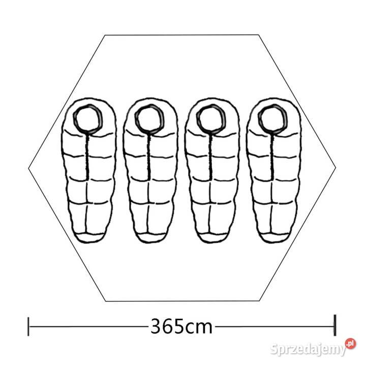 Namiot 4osobowy niebieski WM91006 Warszawa