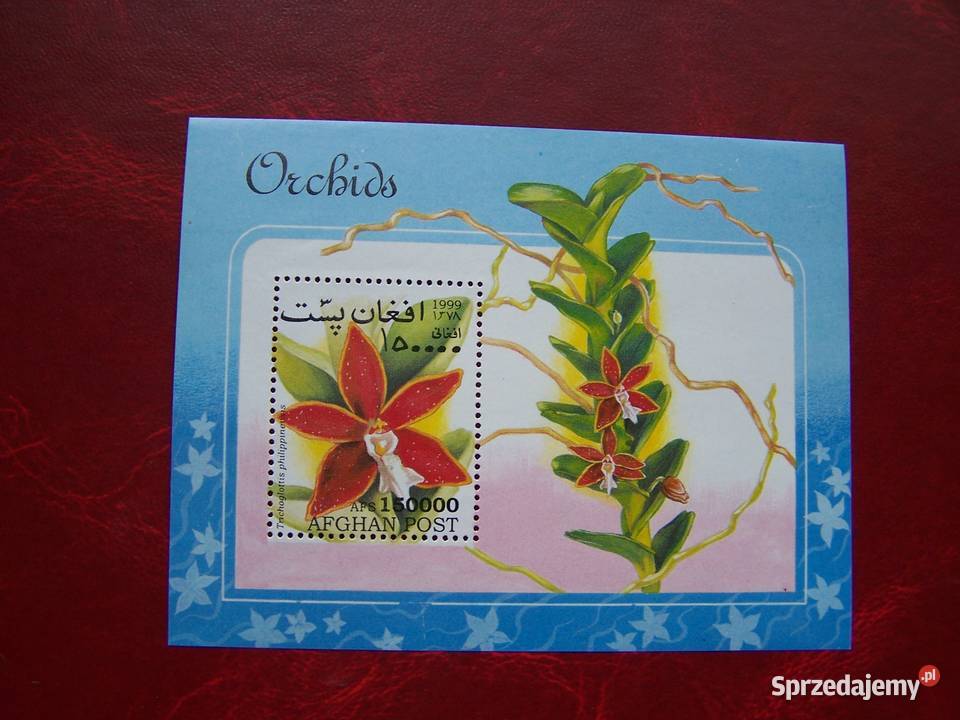 Afganistan 1999 MNH Flora Kwiaty Orchidea Tychy