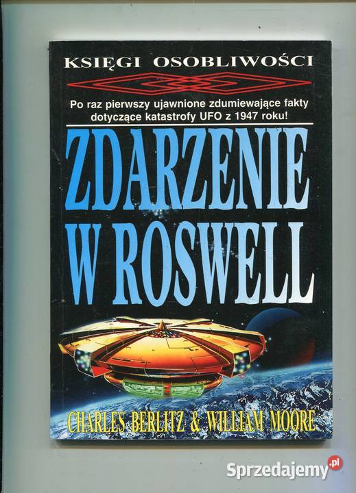 Zdarzenie w Roswell Berlitz Moore Szczecin sprzedam
