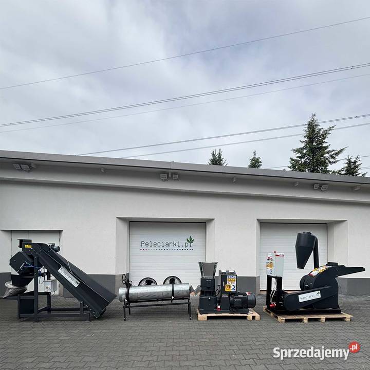 WYDAJNA LINIA DO PRODUKCJI PELETU 800h TROCINA Do hodowli zwierząt Myszków