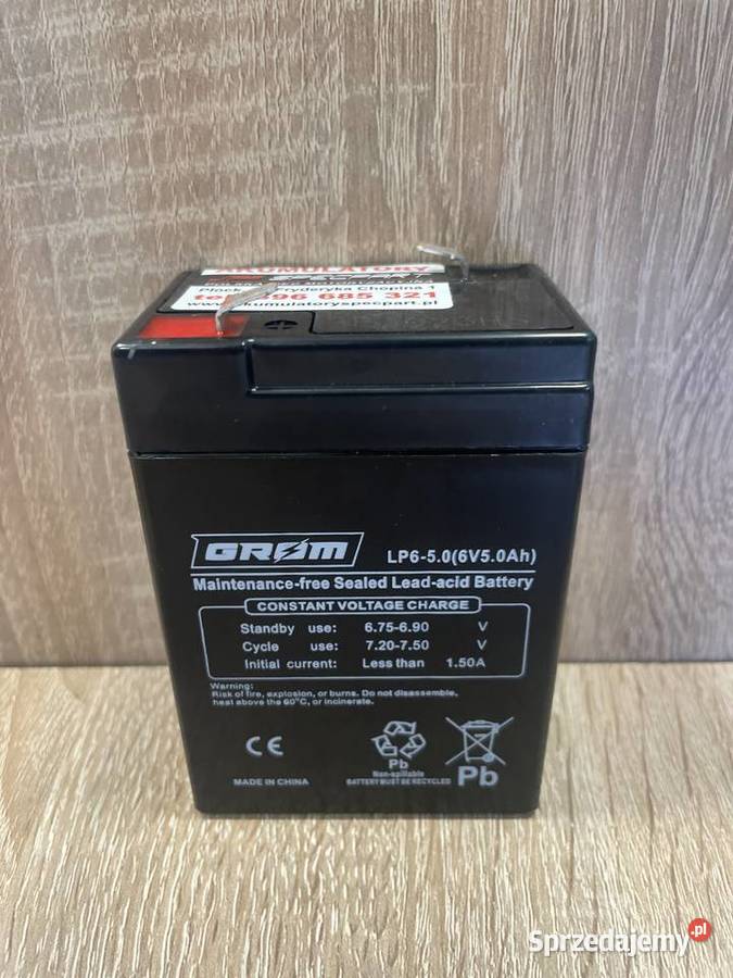 Akumulator GROM AGM 12V 5Ah Płock