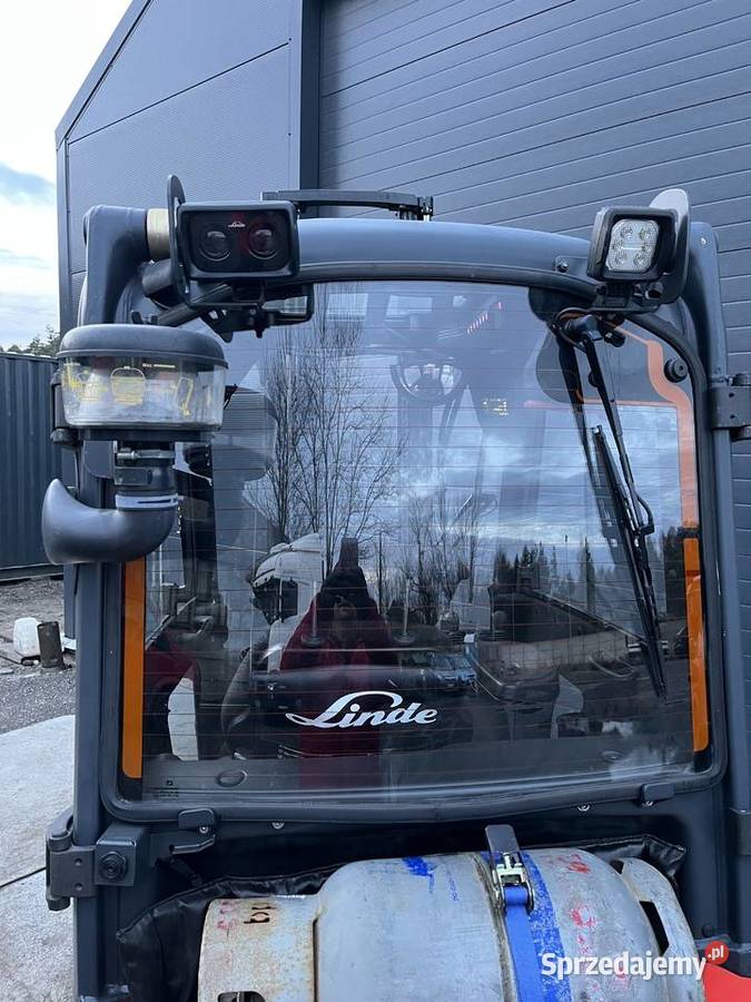 Linde H16 T Gaz LPG 385m16t Pełna kabina 2950h Poraj