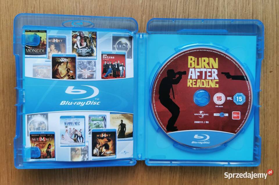 Burn After Reading Tajne Poufne Bluray En 2008 Parzęczew