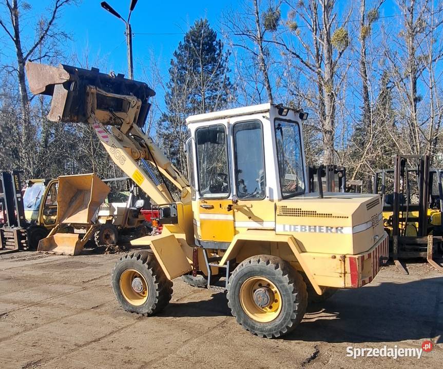 Ladowarka liebherr l506 95 szczęka sprawny Mielec