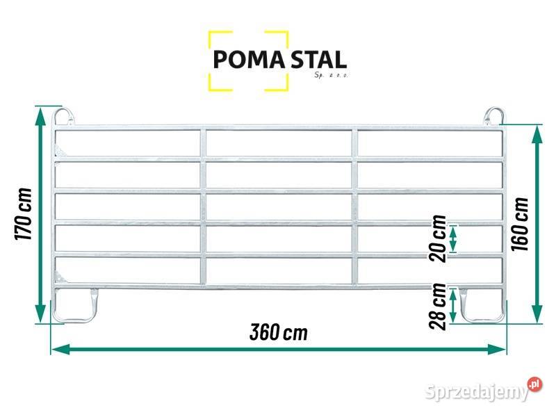 Panel Pastwiskowy 3m koni i bydła wygrodzenie podlaskie Szepietowo