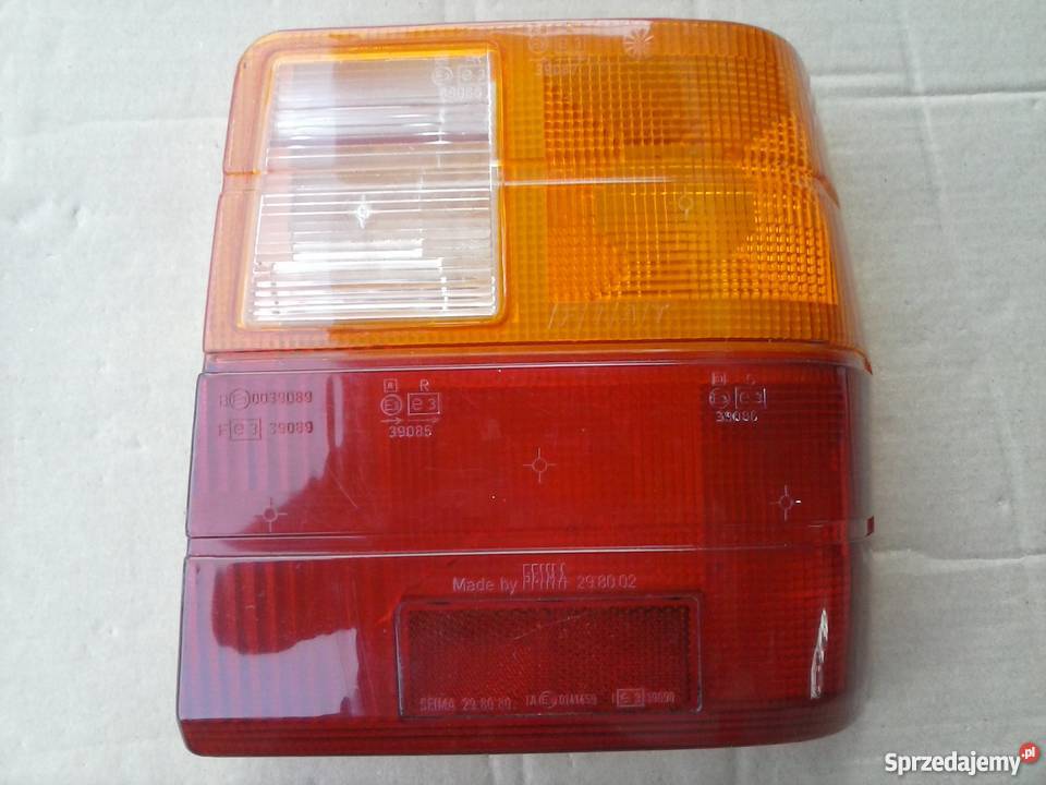 Fiat Uno klosz tylnej lampy wielkopolskie Bukownica